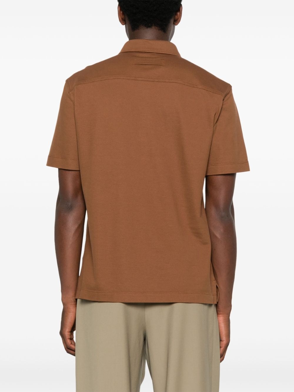 cotton polo shirt - 3