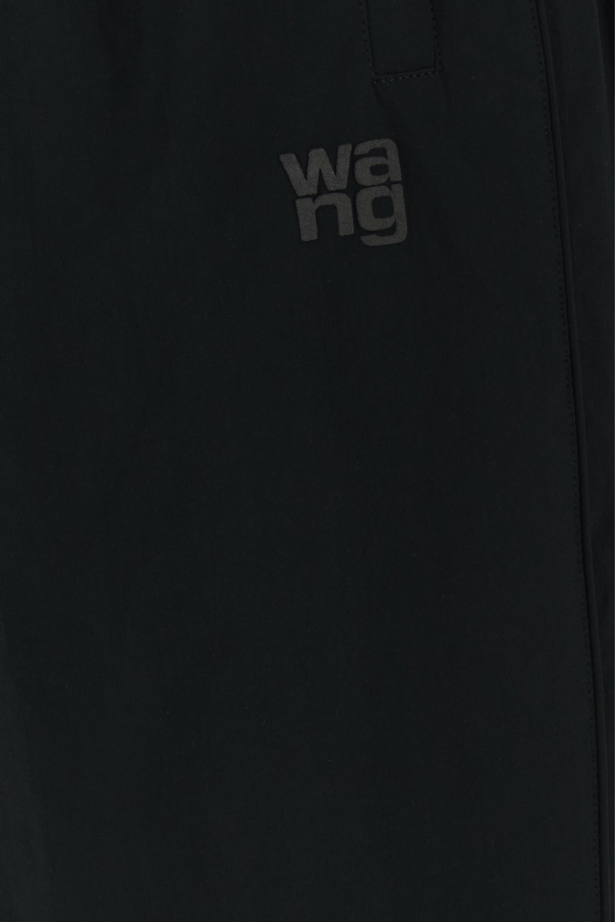 Black polyester blend joggers - 3