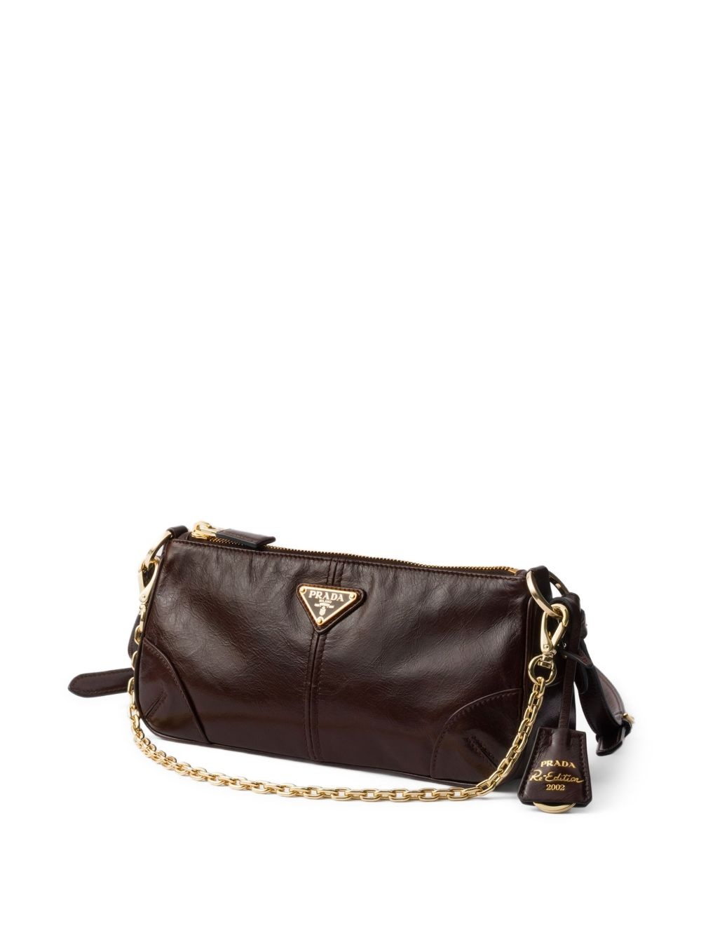 medium Re-Edition 2002 leather shoulder bag - 5