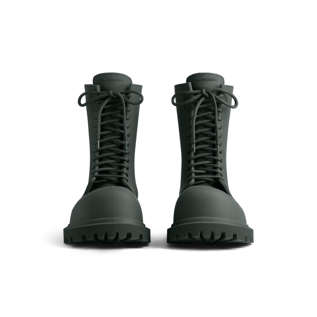 ブーツ BALENCIAGA Men Boots 717807W0FOI 1025 Green BALENCIAGA Men's Steroid Boot in Dark Green | REVERSIBLE