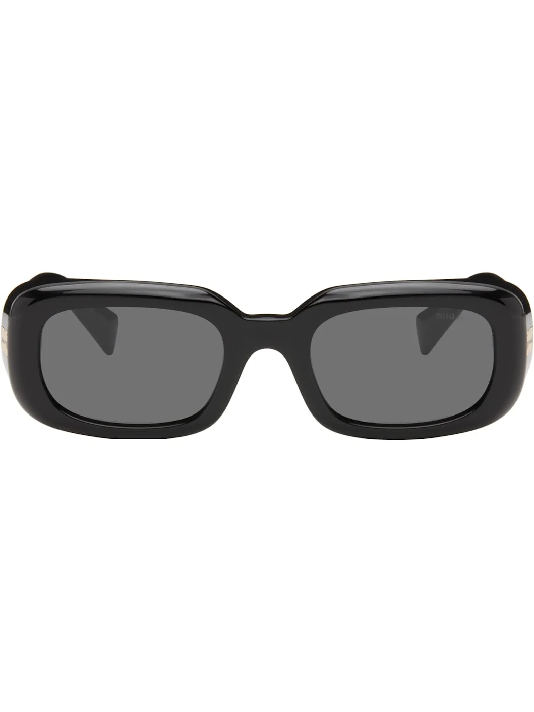 Black Rectangular Sunglasses - 1