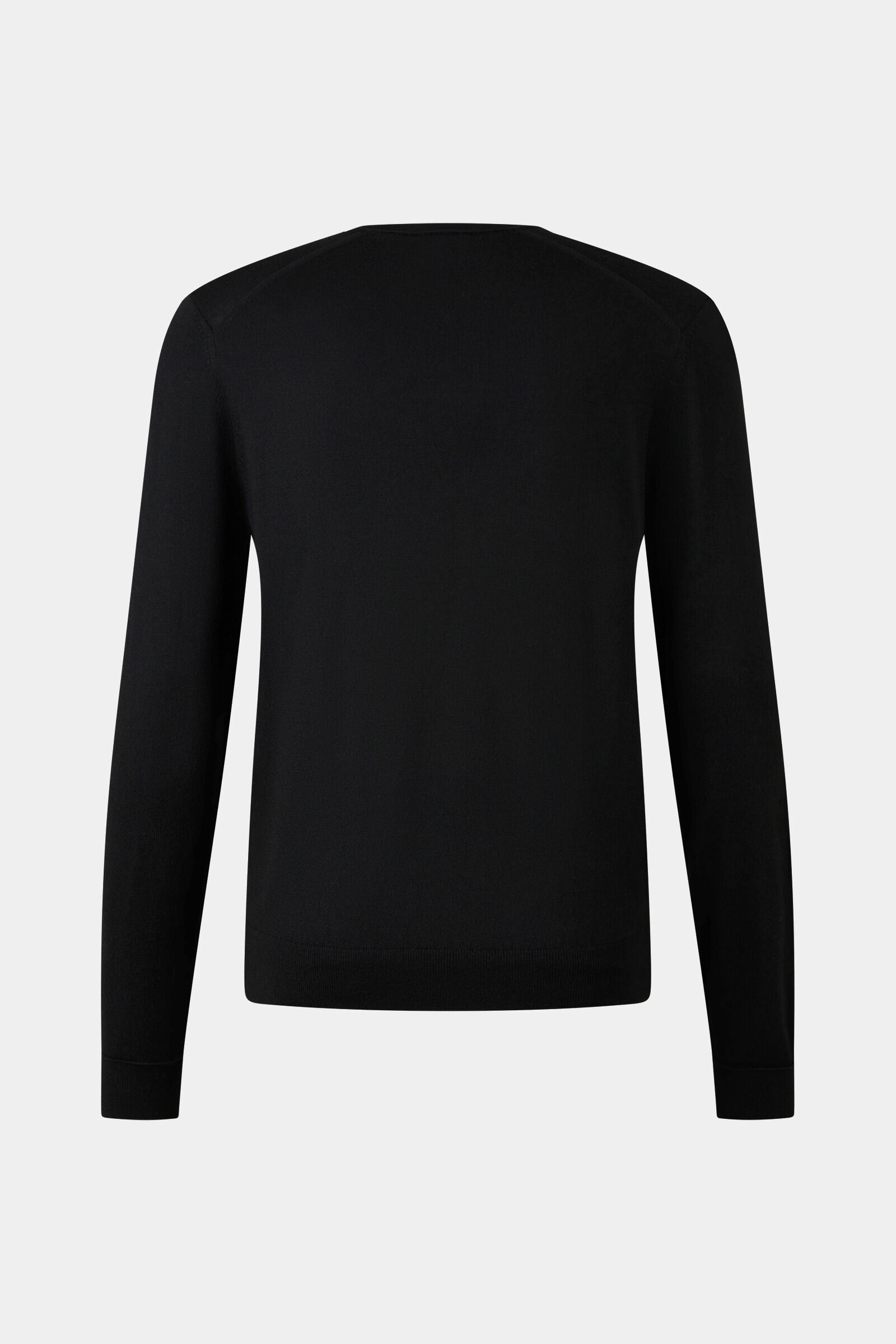 Fine knit pullover Ole in Black - 6