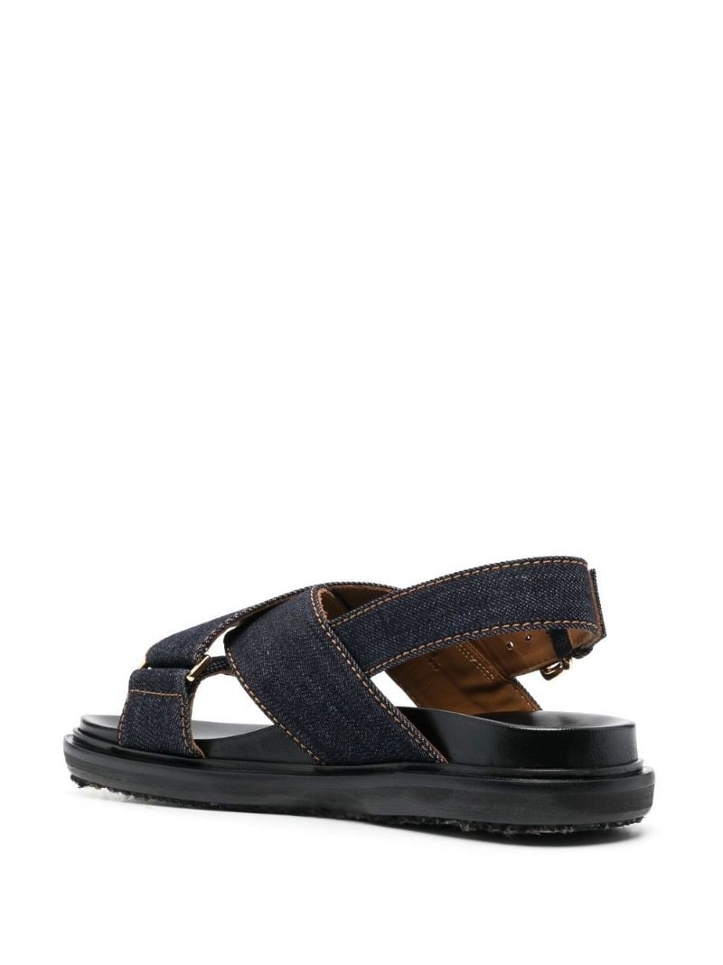 cross-strap sandals - 3