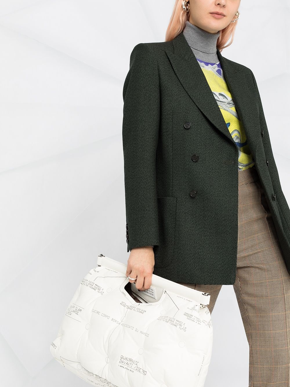 single-breasted peak-lapel blazer - 5