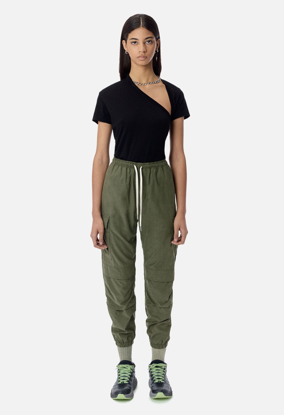 SUPIMA ASYMMETRICAL TEE - 3