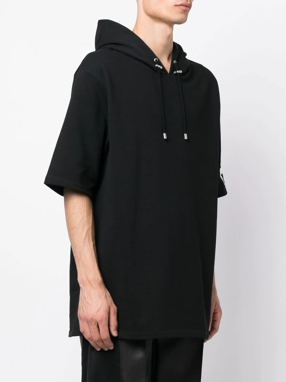 oversize short-sleeve hoodie - 3