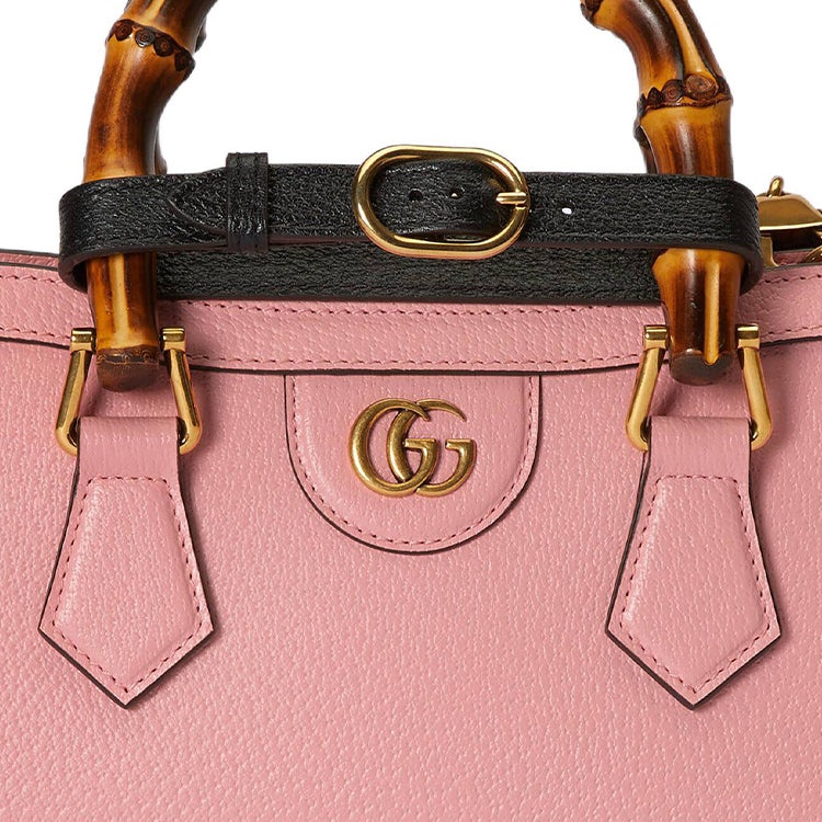 (WMNS) Gucci Diana Small Shoulder Bag 'Wilde Rose Black' 735153-DJ24T-5862 - 3