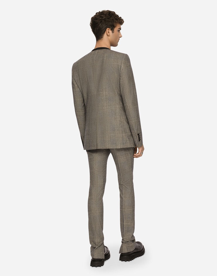 Glen plaid wool Martini-fit suit - 3