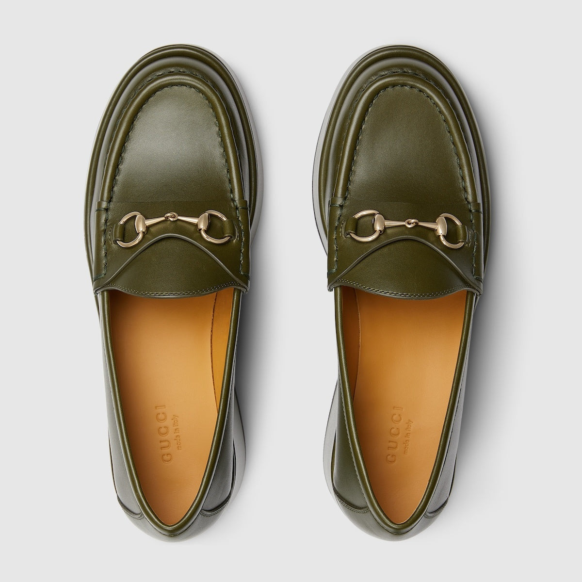 Gucci Horsebit GG Wedge Loafers - 3