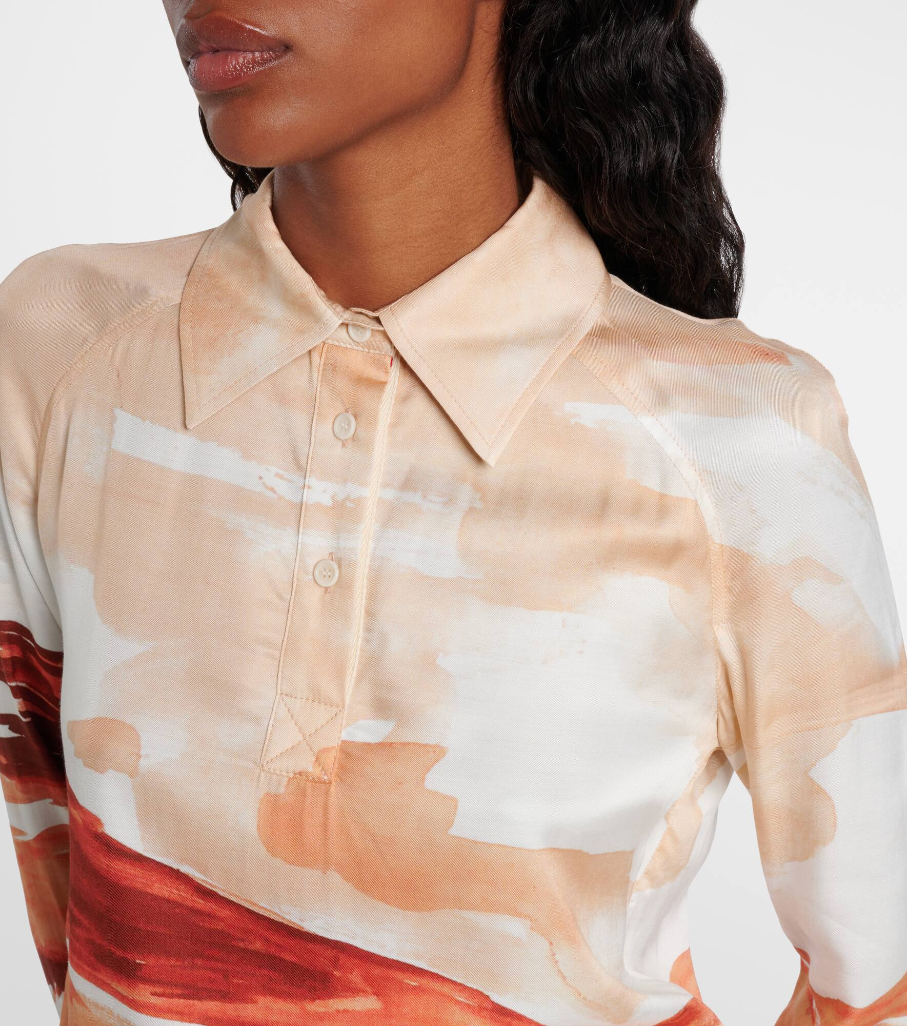 Printed polo shirt - 4