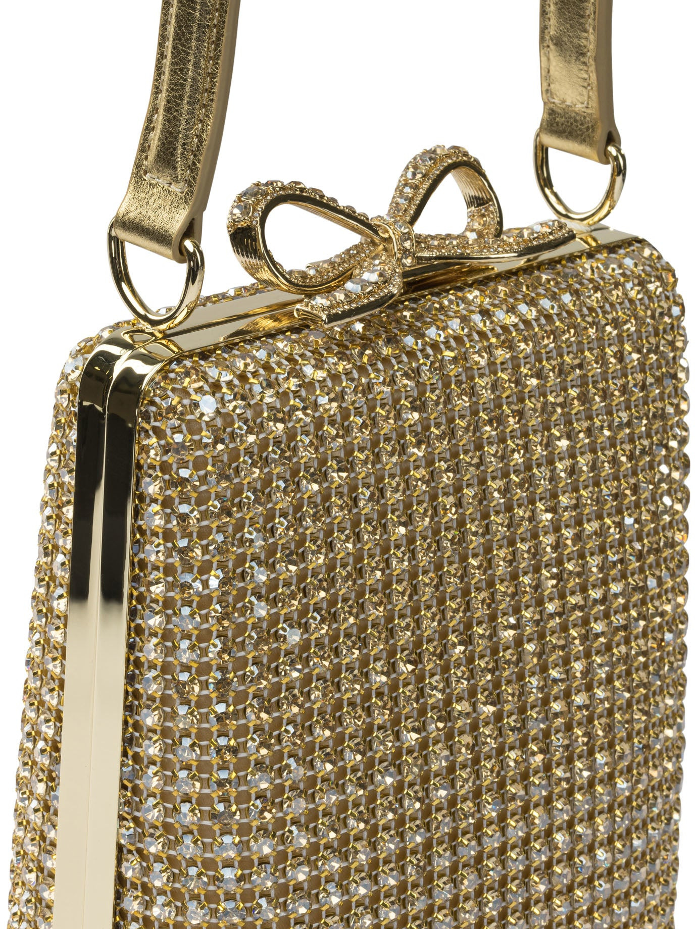 Self-portrait Gold Crsital Mini Handbag - 4