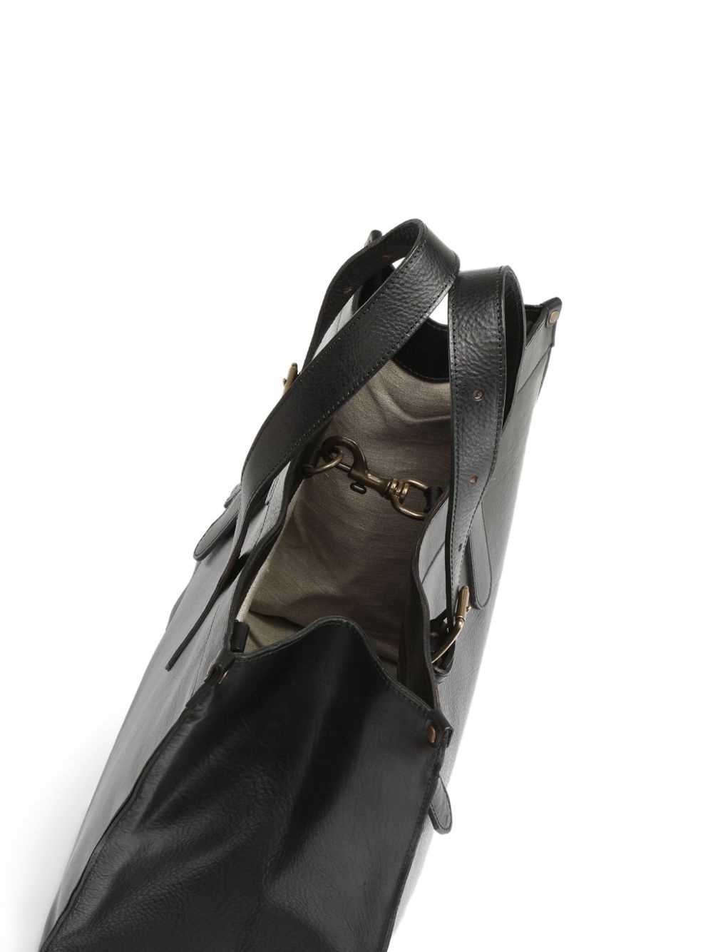 leather tote bag - 6