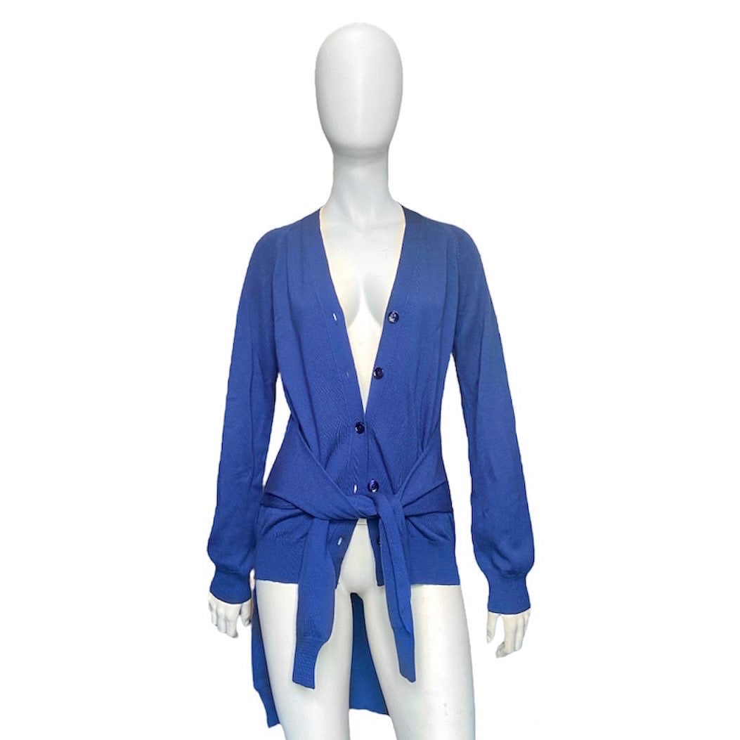 Maison Martin Margiela fall 2007 artisanal four arms blue wool cardigan S - 6