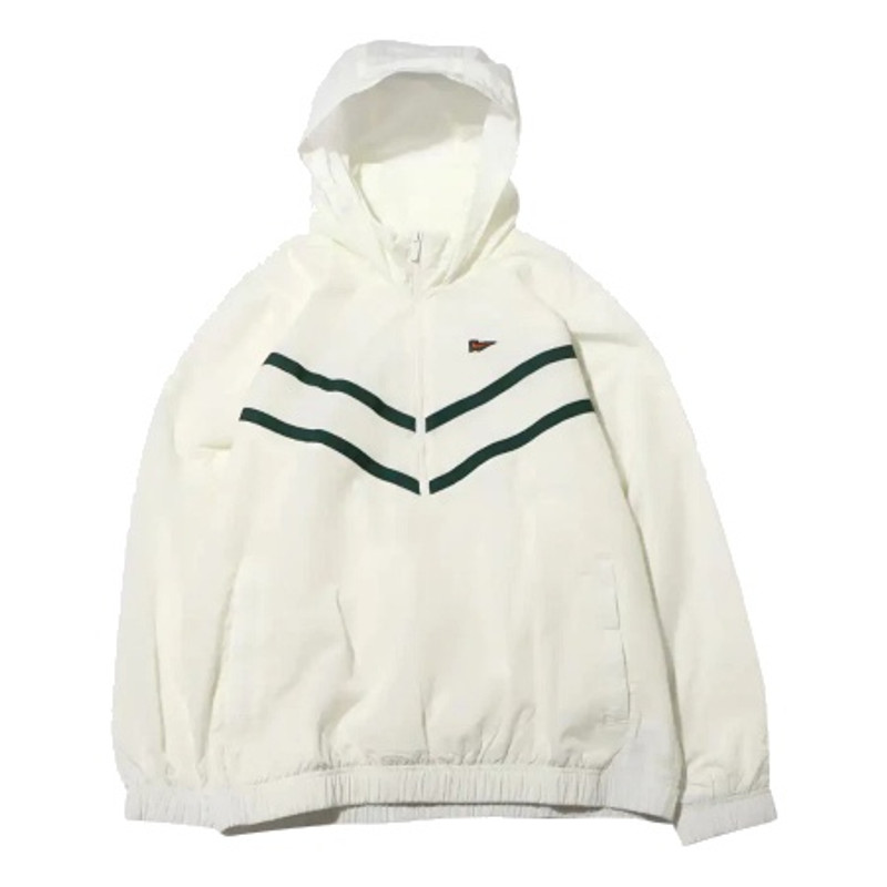 Nike Sportswear Wind Runner 1/2 Half Zip Top 'Sail Noble Green' FD0903-133 - 1