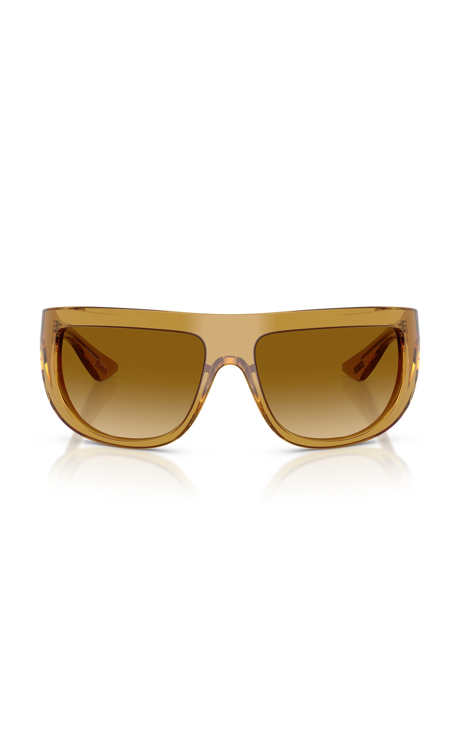 x Oliver Peoples 1974C Mask-Frame Acetate Sunglasses brown - 1