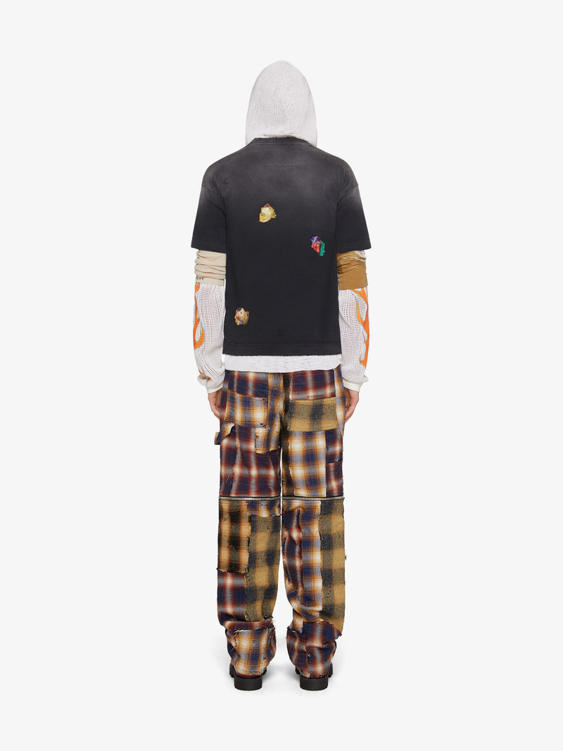 BOXY FIT T-SHIRT IN COTTON WITH ORNAMENTS 4