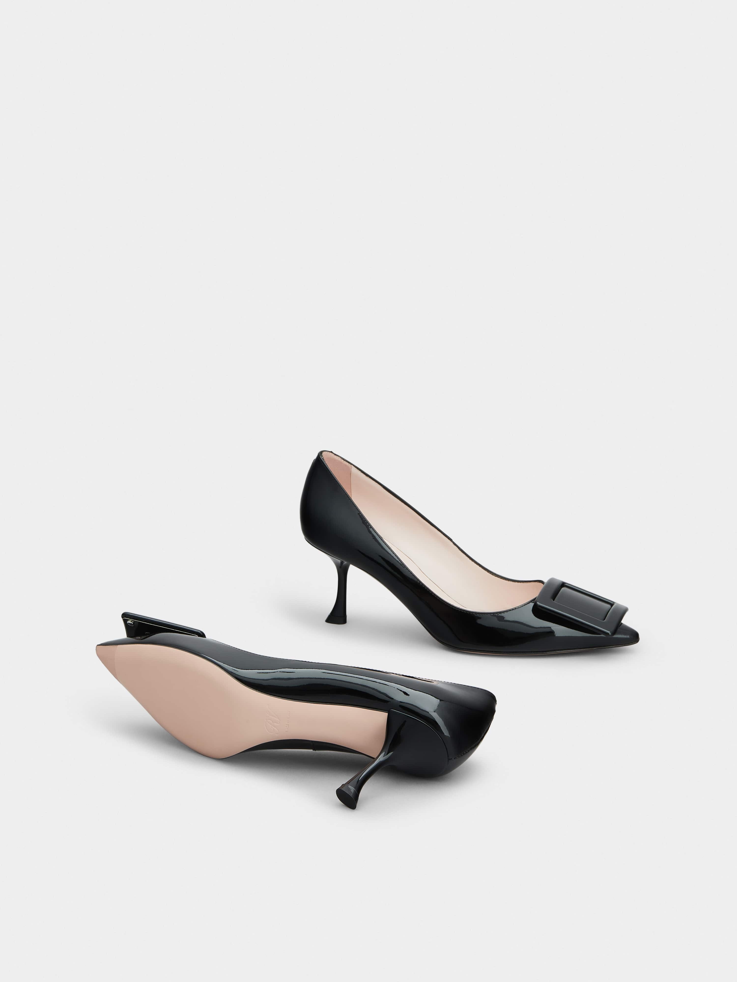 Roger Vivier Viv' In The City Pumps in Patent Leather