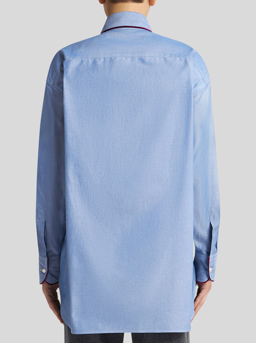 OXFORD SHIRT WITH PEGASO DETAIL - 5
