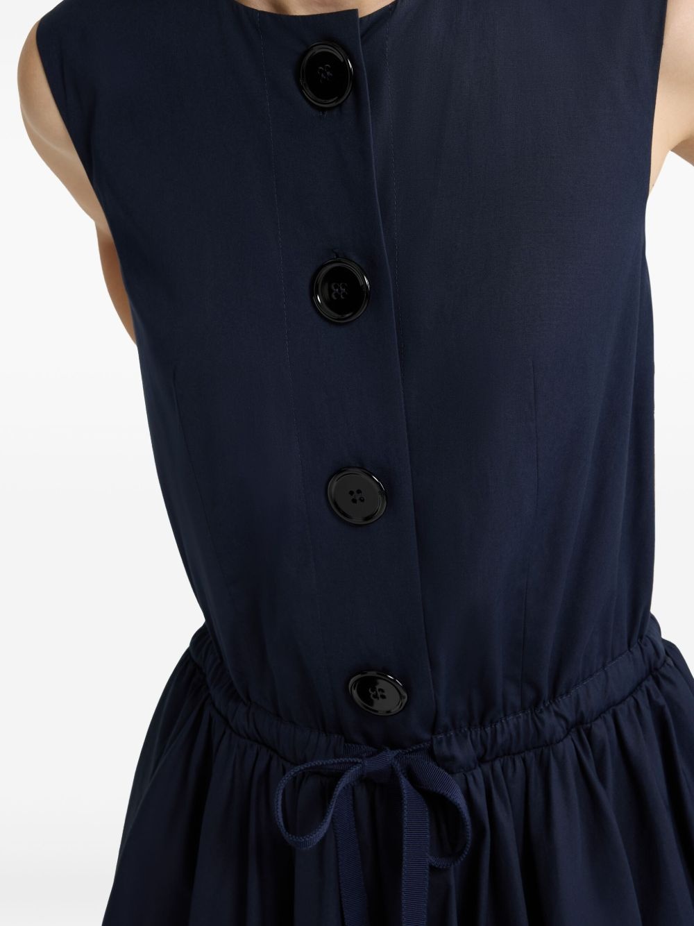 buttoned-up midi dress - 4