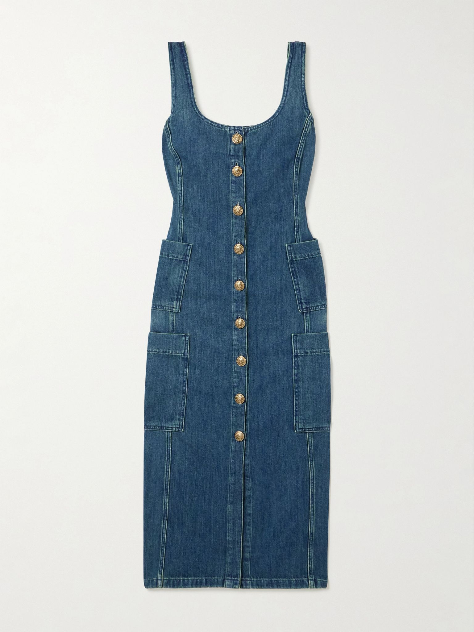 Journey denim midi dress Dark denim - 1