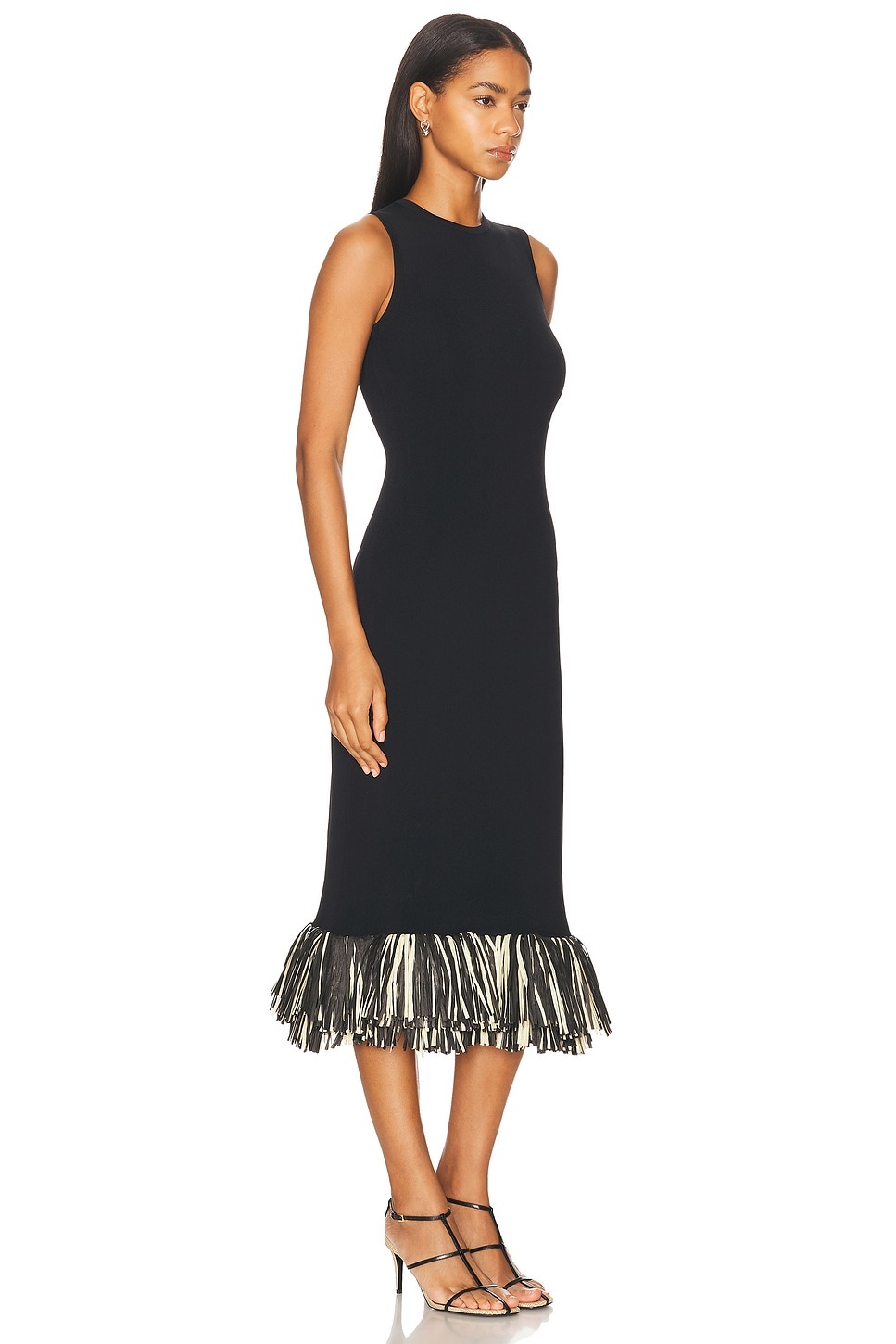 Boa Knit Raffia Dress - 2