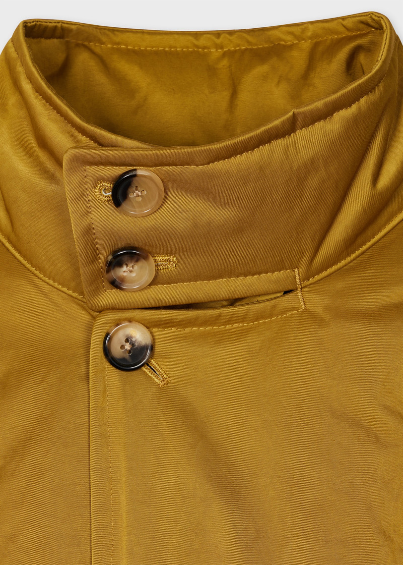 Paul Smith Mustard Recycled Nylon-Blend Down Coat outlook