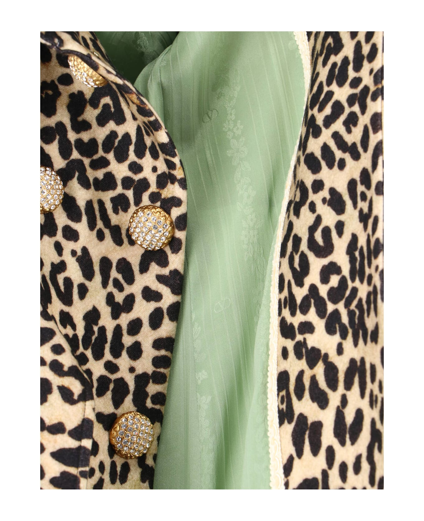 Animalier Double-breasted Coat - 5