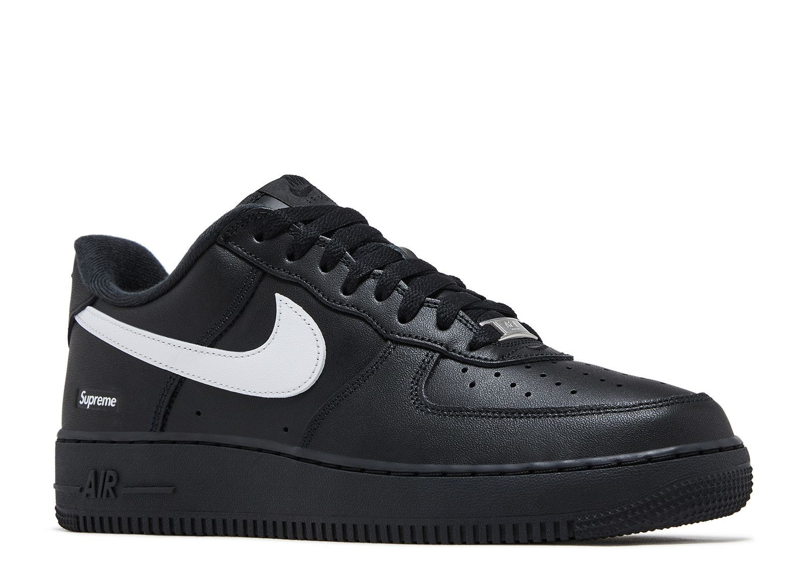 SUPREME X AIR FORCE 1 LOW 'BOX LOGO - BLACK WHITE' - 2