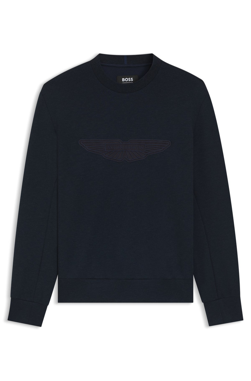 BOSS X ASTON MARTIN SWEATSHIRT WITH WING DETAIL 1