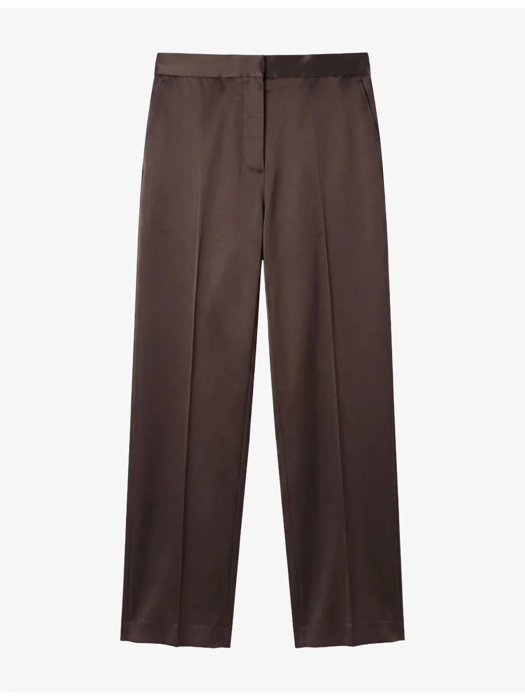 Pintuck Straight-Leg Woven Trousers - 1