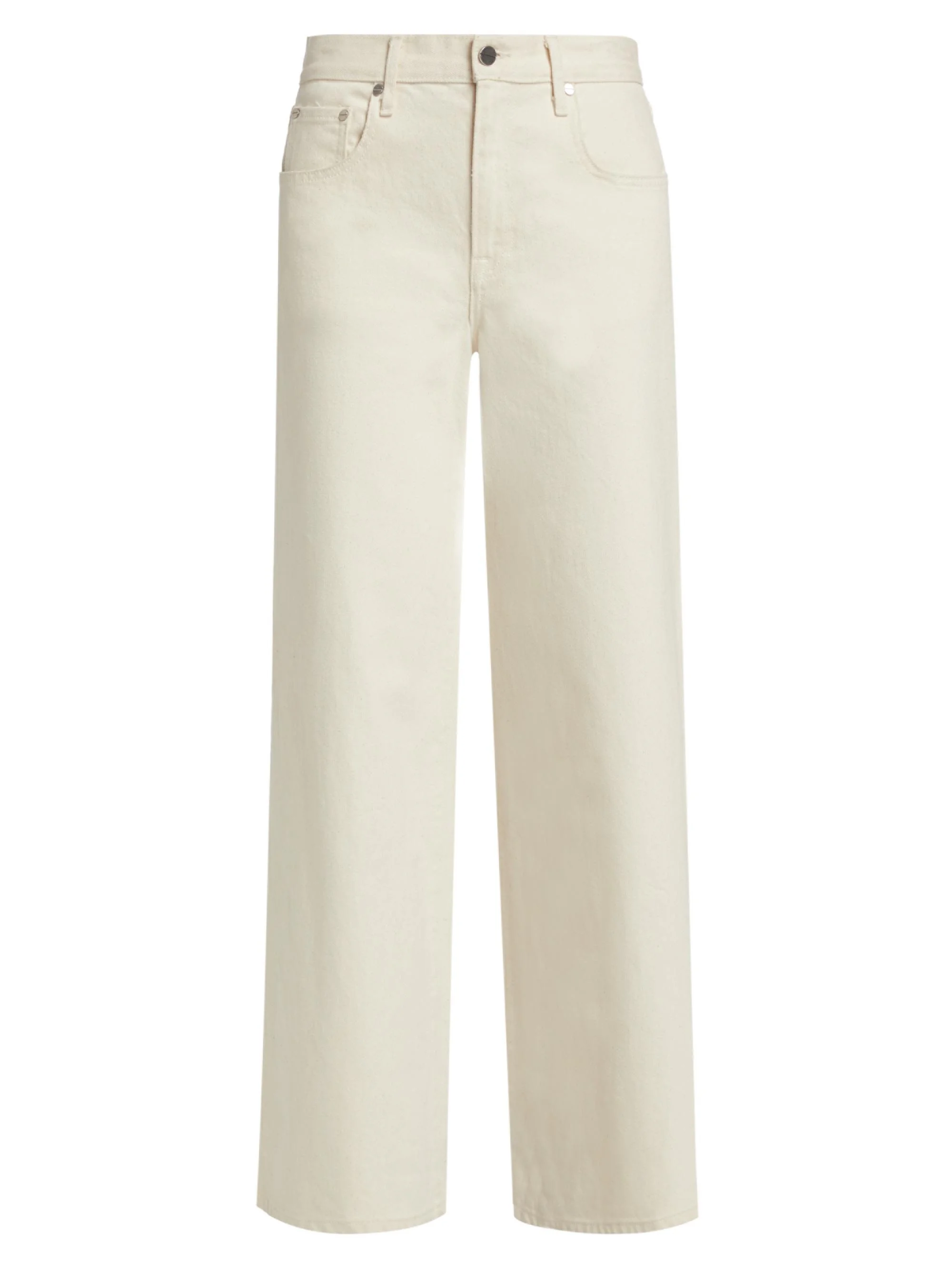 Women's Tiny Dancer Stretch-Cotton Wide-Leg Jeans - Natural - 1