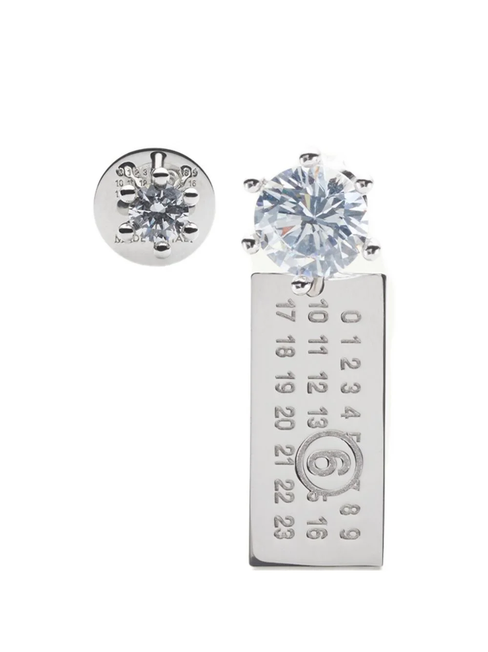 numeric-charm earrings - 1
