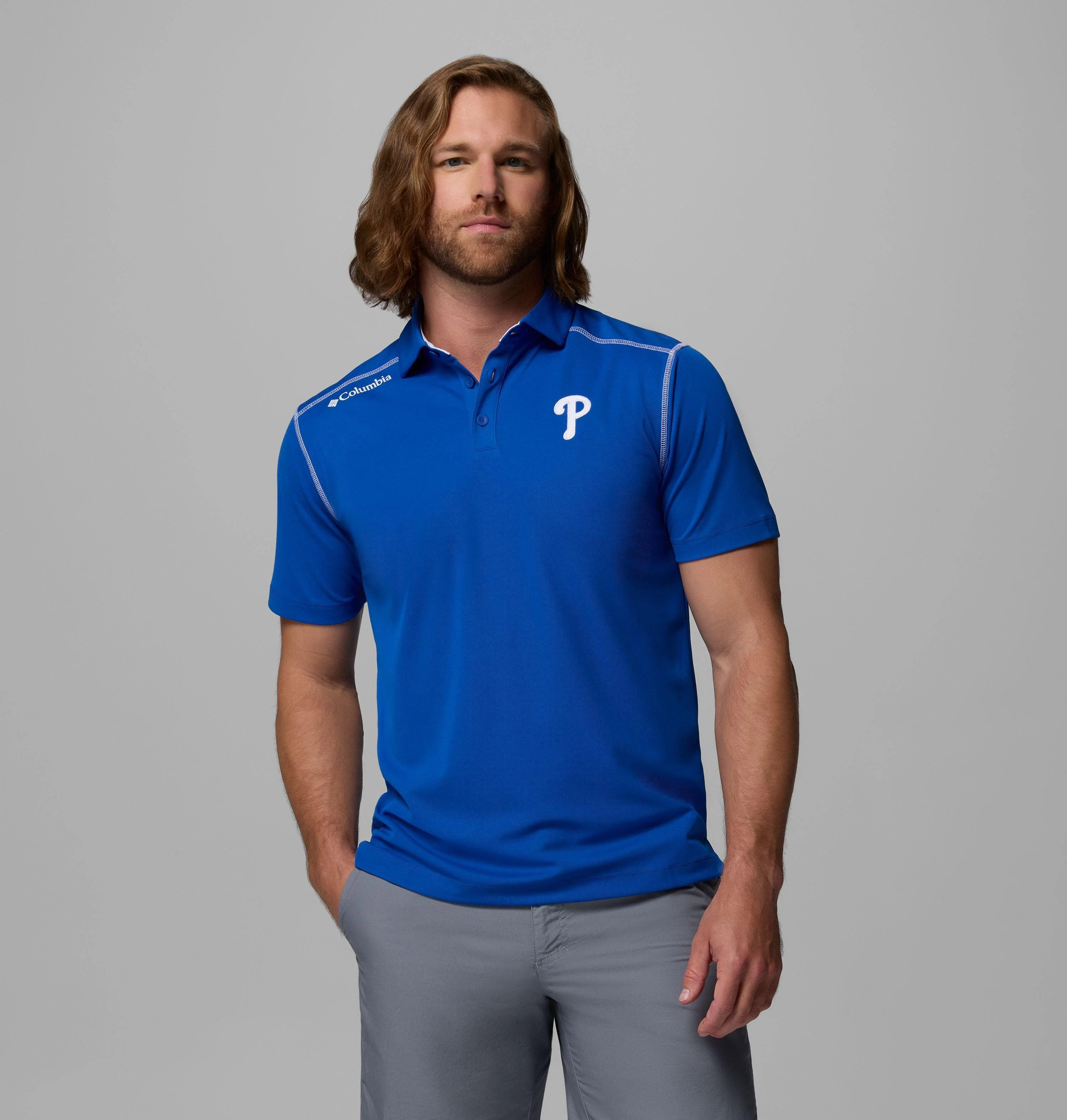Men's Shotgun Polo - Philadelphia Phillies - 1
