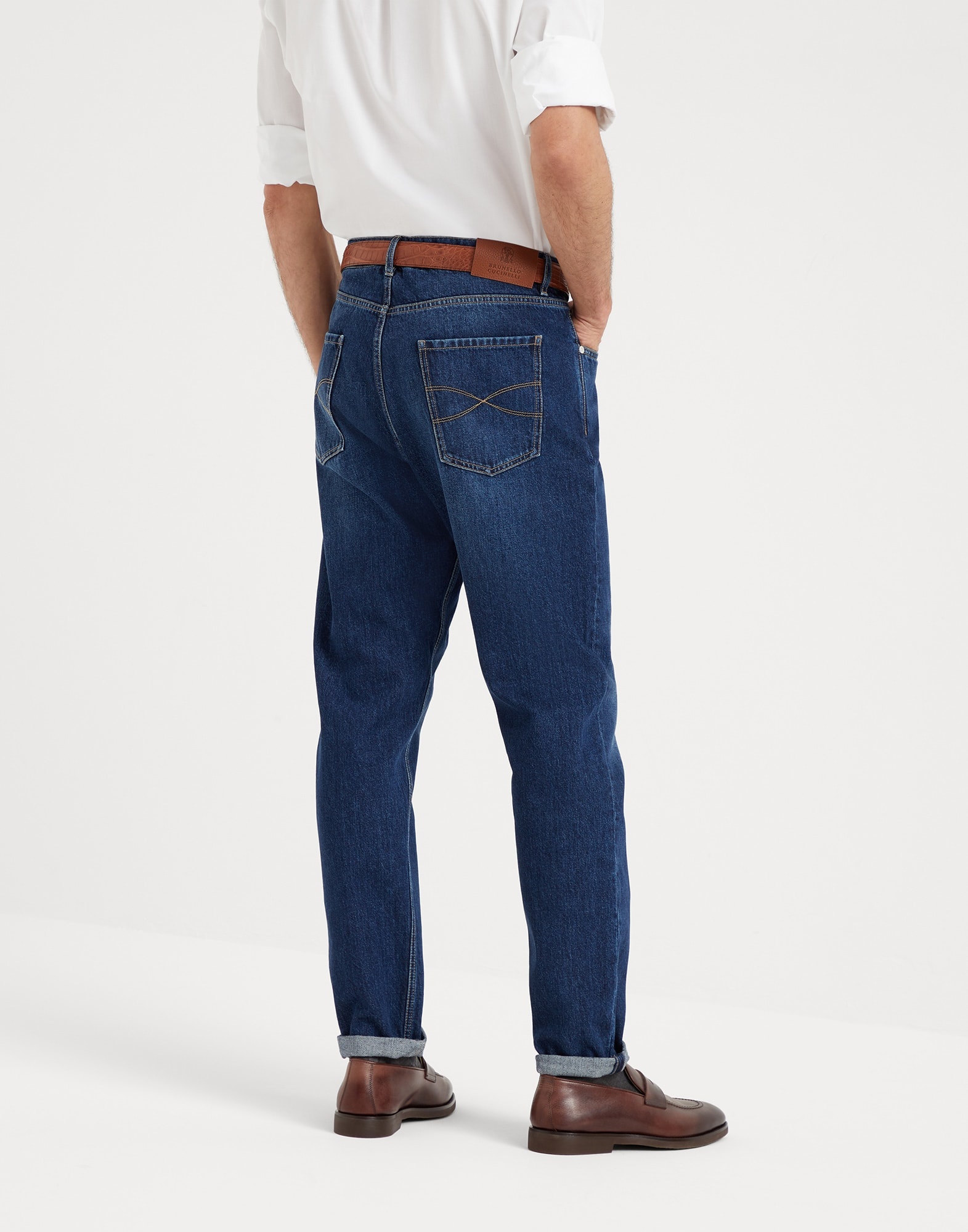 Denim iconic fit five-pocket trousers - 2