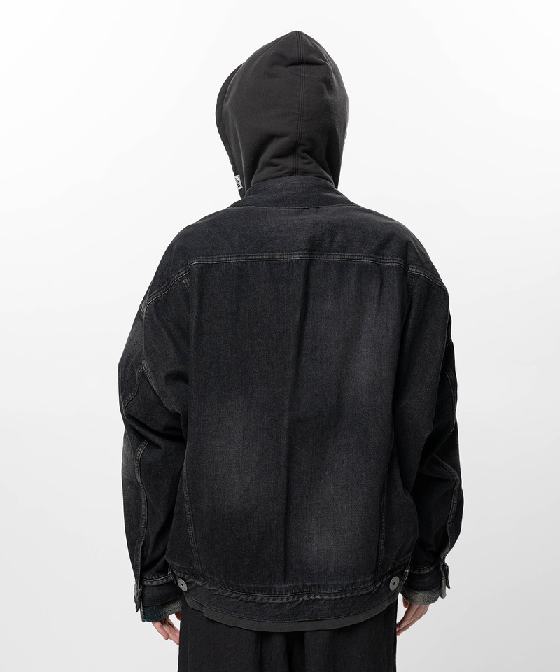 Triple Layered Denim Jacket 7