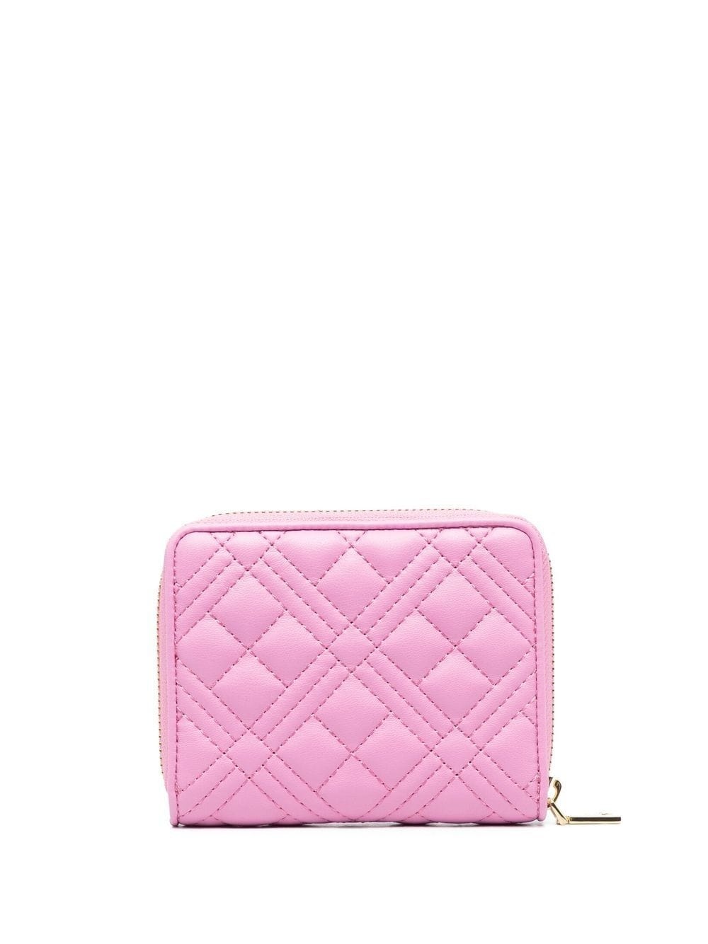 quilted zip-around wallet - 2