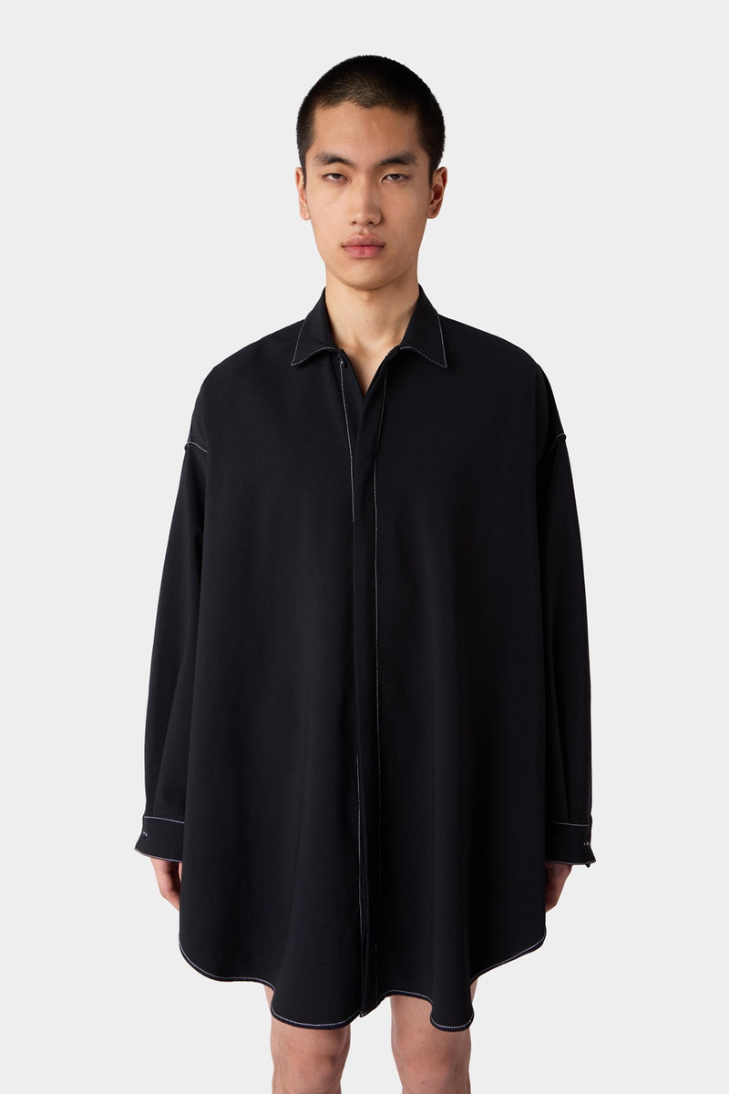 MEGA OVER SHIRT / black 3