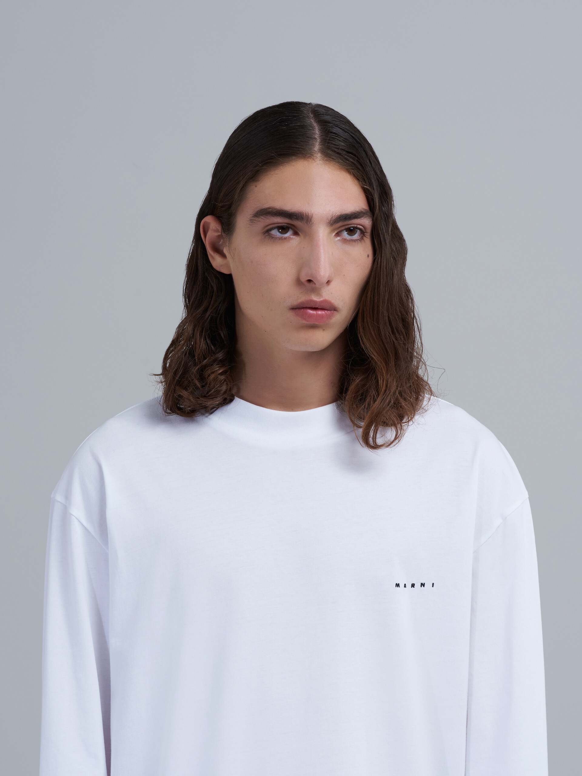 BIO JERSEY LOGO EMBROIDERY LONG SLEEVE T-SHIRT - 4