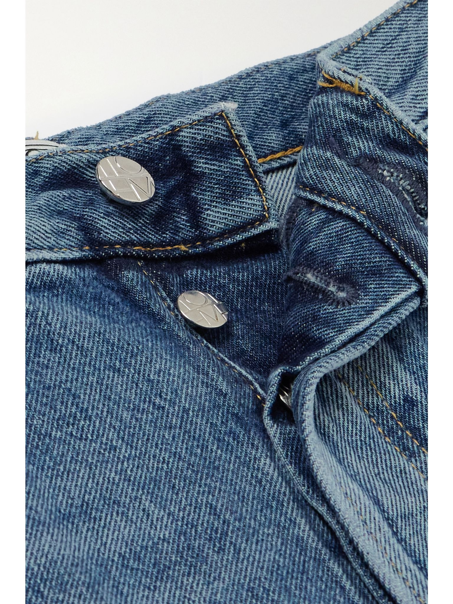 + NET SUSTAIN Classic Cut high-rise straight-leg organic jeans Mid denim - 5