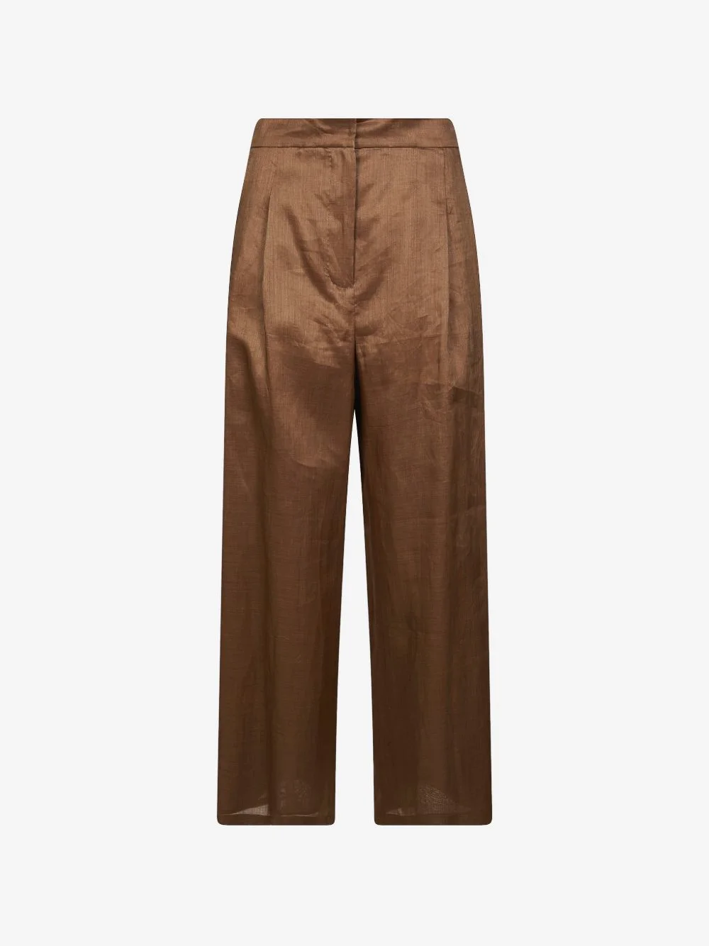 pleat-detail trousers - 1