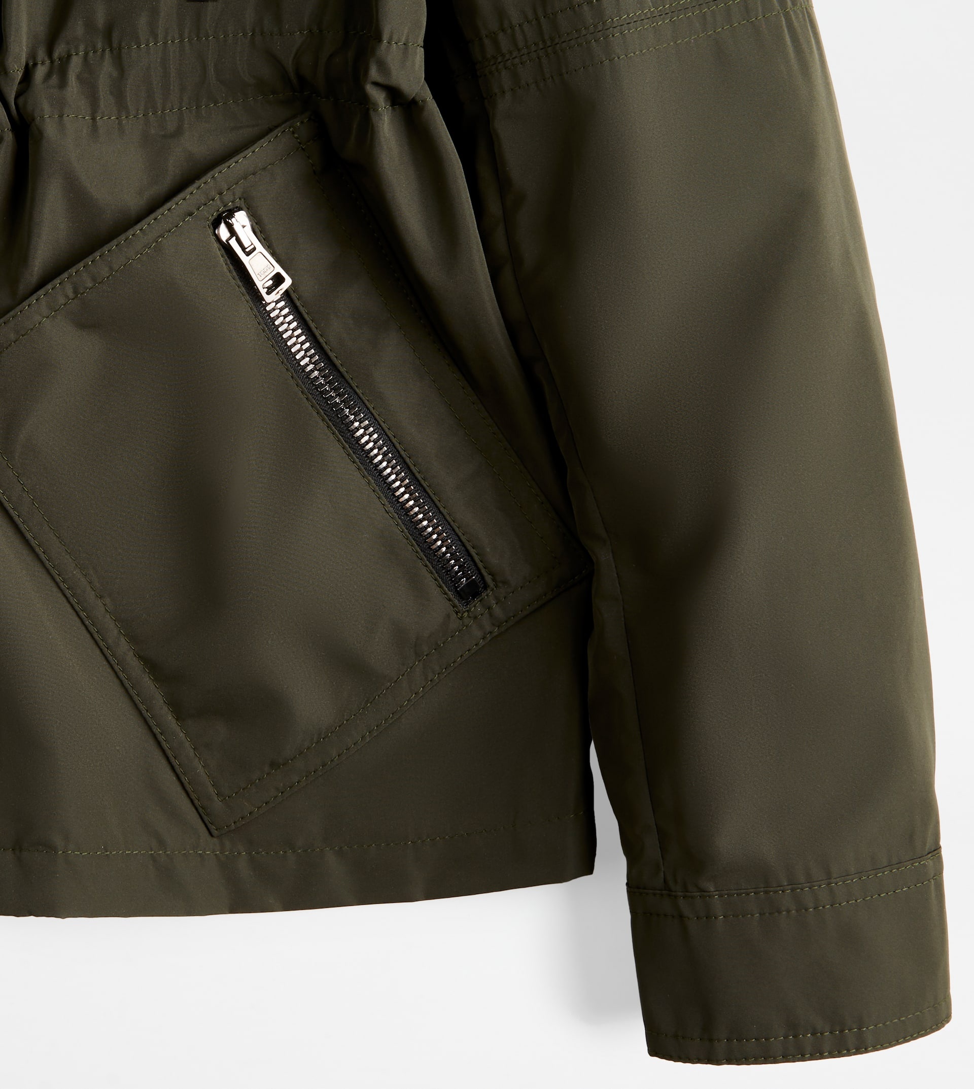 SHORT PARKA - GREEN - 4