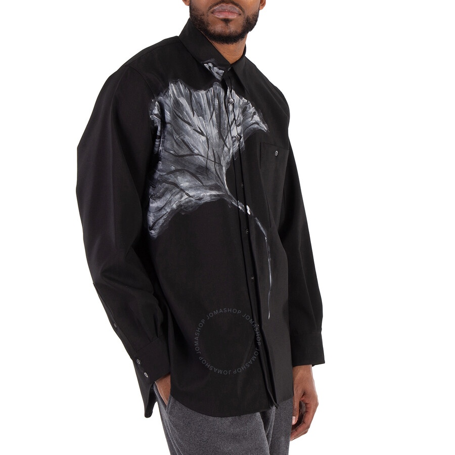 Emporio Armani Nature Print Woven Shirt - 4
