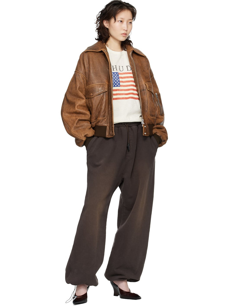 Rhude Off-White USA Flag Slub T-shirt outlook