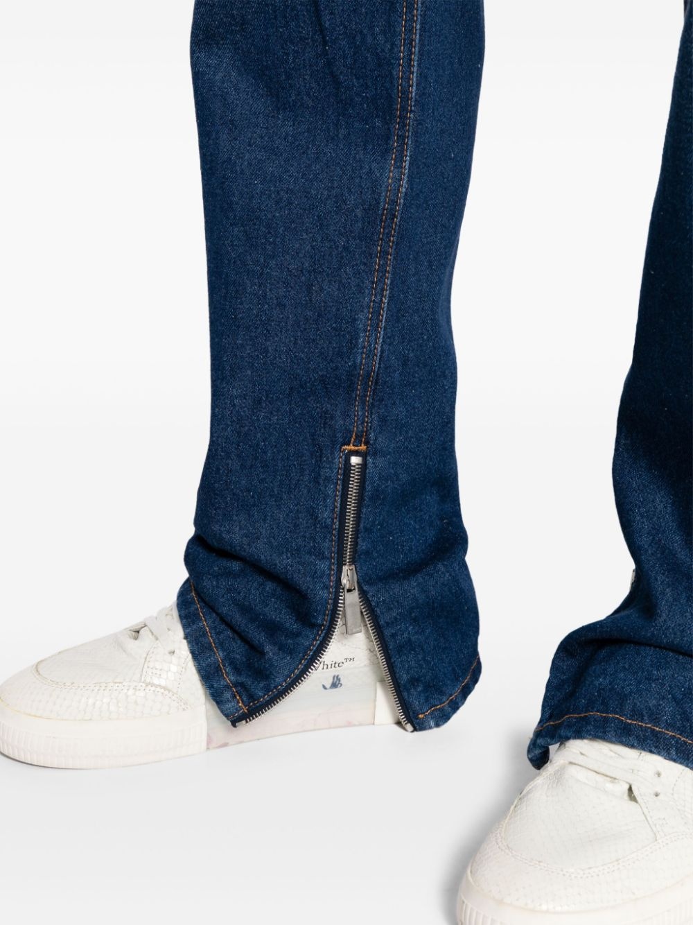 Arr Tab Zip Det Skate wide-leg jeans - 5