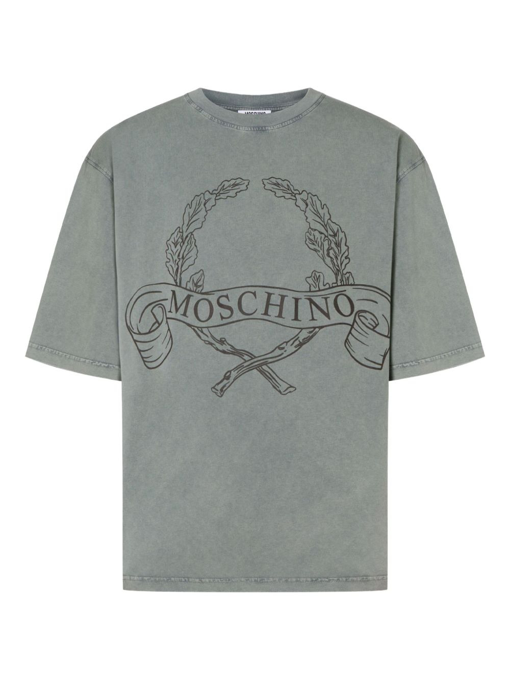 laurel crown graphic-print T-shirt - 3