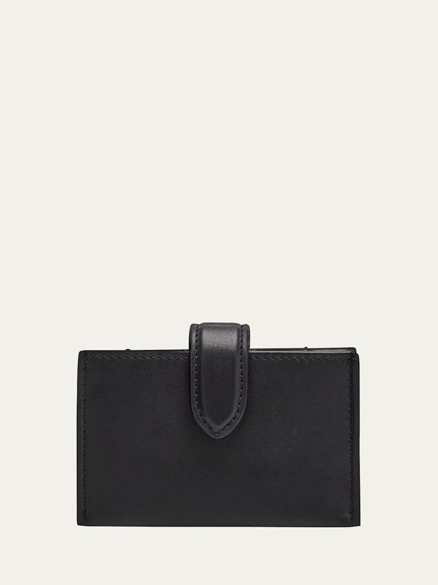 Pick Stitch Leather Card Case - 1