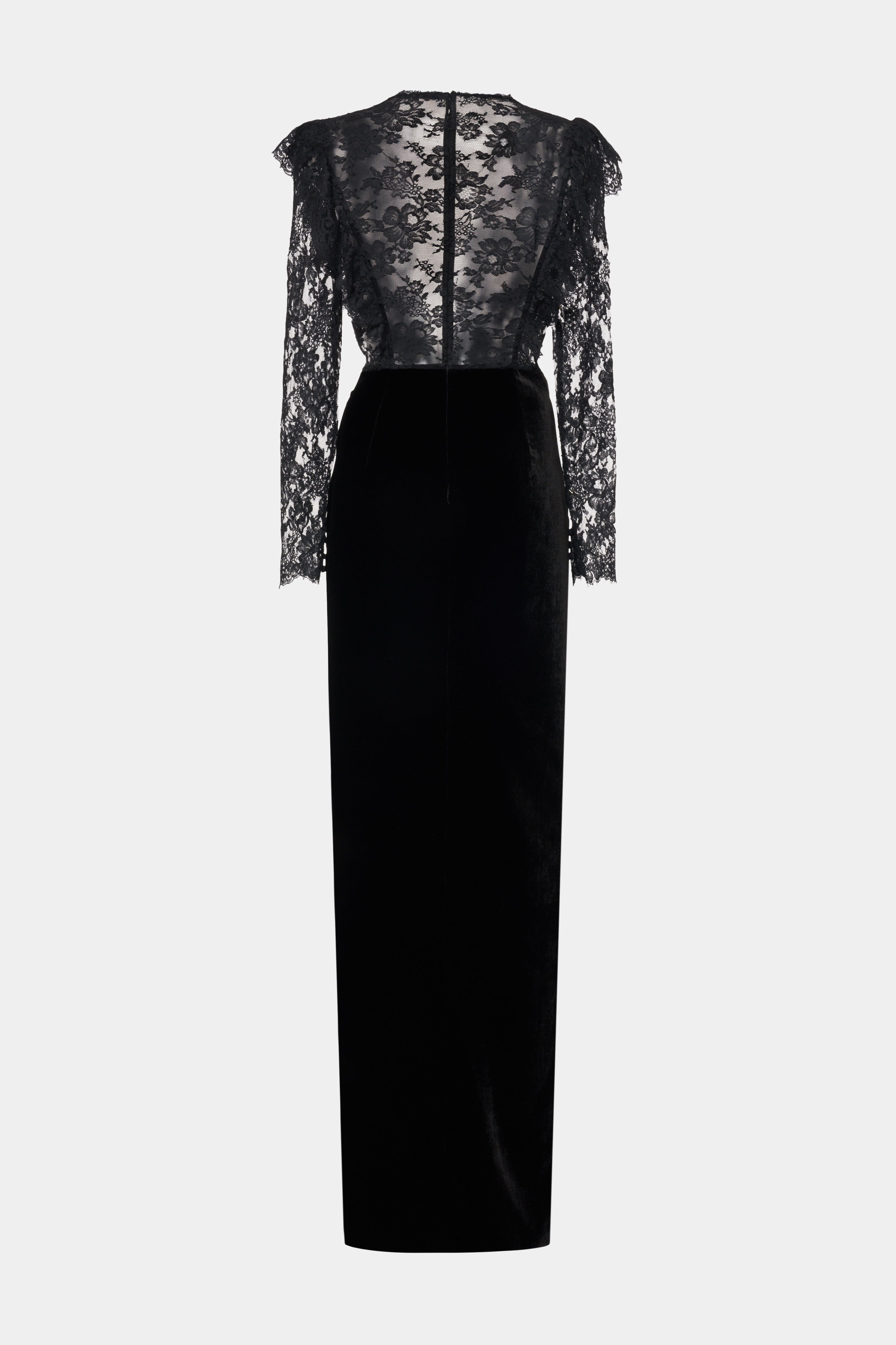 VELVET AND LACE GOWN - 2