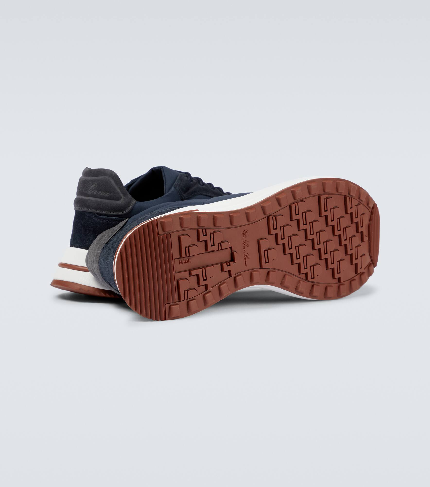 Weekend Walk suede-trimmed sneakers - 7