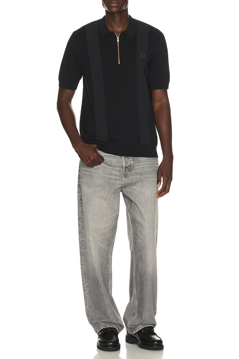 Fred Perry Panel Detail Knitted Polo outlook