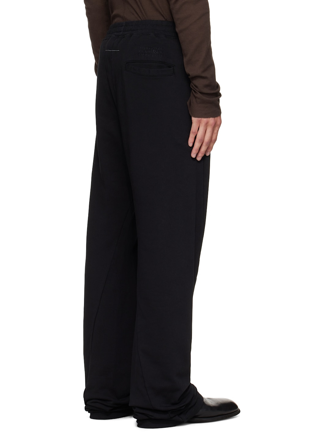Black Drawstring Sweatpants - 3